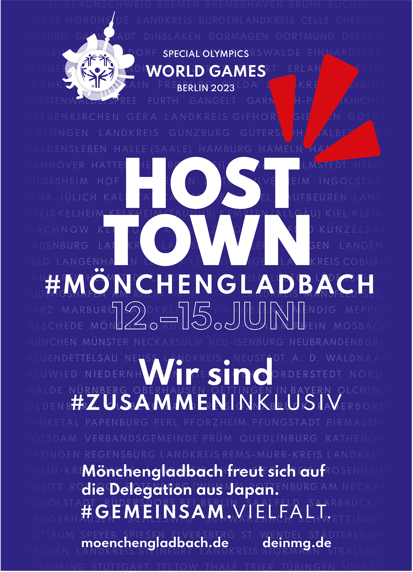 Mönchengladbach ist Host Town