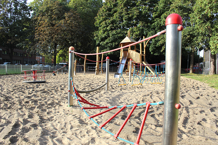 Das Foto zeigt den Spielplatz an der Dechant-Stroux-Straße im Viersener Ortsteil Rahser und wurde von der Stadtverwaltung zur Verfügung gestellt