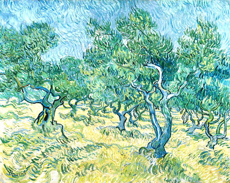 Der Olivengarten,  ein Mesiterwerk des Künstlers 